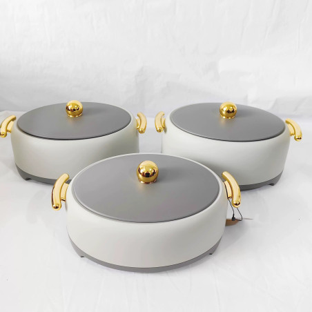 Food Warmer Container Foreign Trade 2L25L3L3PCS Egg Type High Foot Insulation Box