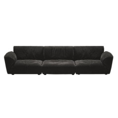 Fabric Sofa Simple Modern Large Apartment Living Room Threeseat Complete Natural Down Sofa Combination