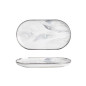 Tableware And Dishes Set Marble Silver Edge Accessible Luxury Bowl And Plate Combination Single Rice Bowl Dish