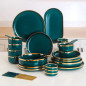 Tableware And Dishes Set Marble Silver Edge Accessible Luxury Bowl And Plate Combination Single Rice Bowl Dish
