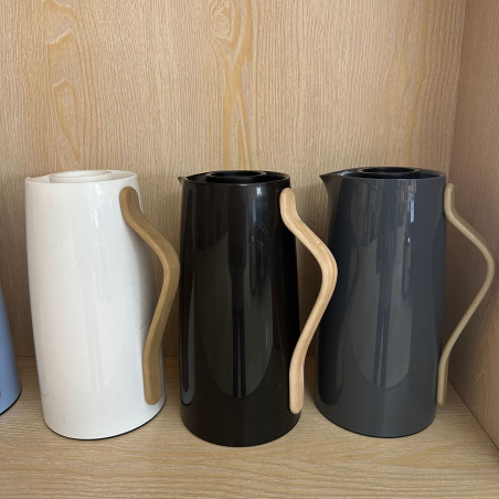 Light Luxury Glass Liner Wooden Handle Thermal Kettle Household Convenient
