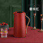 Light Luxury Glass Liner Wooden Handle Thermal Kettle Household Convenient