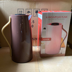 Light Luxury Glass Liner Wooden Handle Thermal Kettle Household Convenient