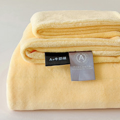 Winter Thick Warm Milk Velvet Single Sheet  Solid Color Sheet Plaid Coral Velvet Cushion Pillowcase Wholesale