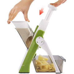 Vegetable Cutter Food Chopper Dicer Fruit French Fry SS 420 ABS ASMandoline Slicer Kitchen AccessoriesHome Gadgets JS001