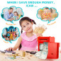 Childrens Miniature Safe Deposit Box Hotel Antitheft Password Coin Saving Canister Fingerprint Recognition Security Storage