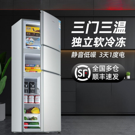 Energy Efficiency 206239litre Threedoor Household Refrigerator Small Energy Saving Twodoor