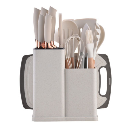 Silicone Spatula Soup Spoon 19 Piece Set Nonstick Silicone Spatula