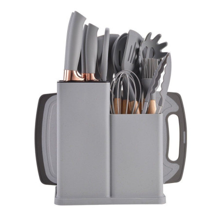 Silicone Spatula Soup Spoon 19 Piece Set Nonstick Silicone Spatula