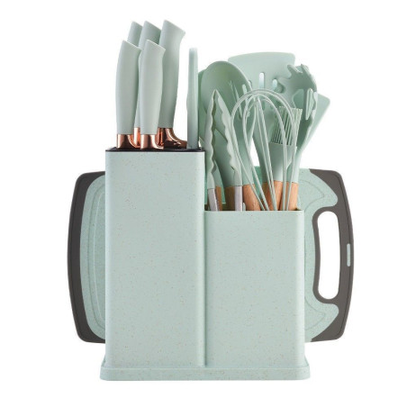 Silicone Spatula Soup Spoon 19 Piece Set Nonstick Silicone Spatula