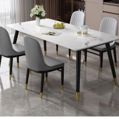 Rock Board Dining Table Household Dining Table And Chair