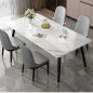 Rock Board Dining Table Household Dining Table And Chair