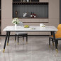 Rock Board Dining Table Household Dining Table And Chair
