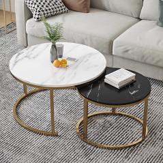 Coffee Table Living Room Home Round Table Small Simple Modern