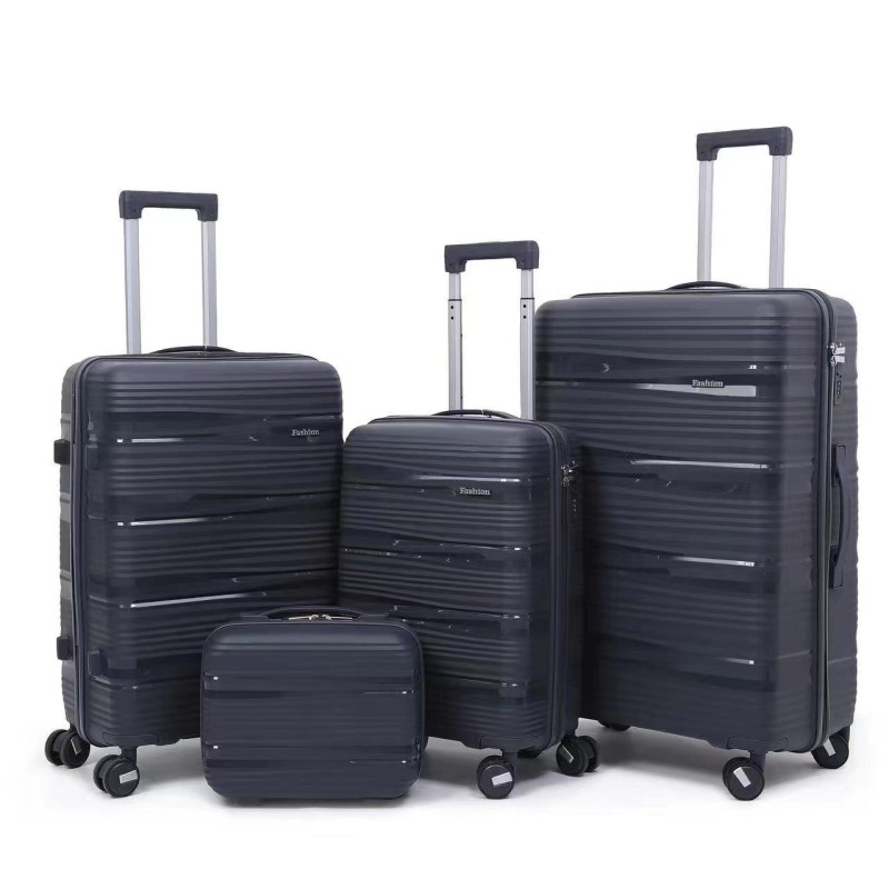 PP Zipper Box Foreign Trade Set Three Sets Four Trolley