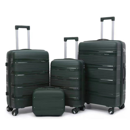 PP Zipper Box Foreign Trade Set Three Sets Four Trolley