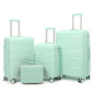 PP Zipper Box Foreign Trade Set Three Sets Four Trolley