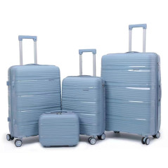 PP Zipper Box Foreign Trade Set Three Sets Four Trolley