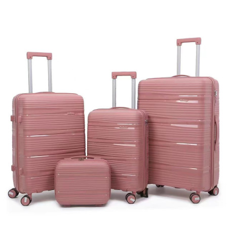 PP Zipper Box Foreign Trade Set Three Sets Four Trolley
