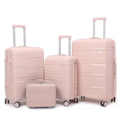 PP Zipper Box Foreign Trade Set Three Sets Four Trolley