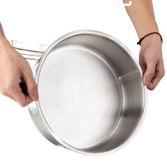 Stainless Steel Straight Cooking  Pot