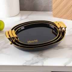 Fruit Plate Plastic Tray Pet Coffee Restaurant Household Crystal Plate Tea Cup High Sense In Stock Factory Outlet