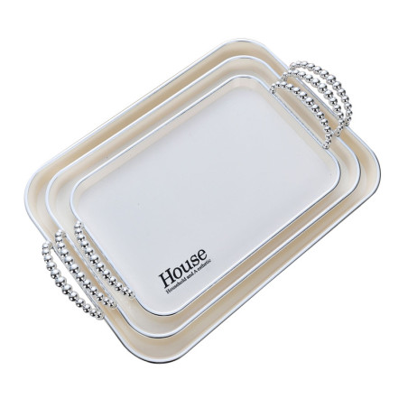 Fruit Plate Plastic Tray Pet Coffee Restaurant Household Crystal Plate Tea Cup High Sense In Stock Factory Outlet
