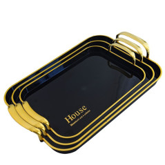 Fruit Plate Plastic Tray Pet Coffee Restaurant Household Crystal Plate Tea Cup High Sense In Stock Factory Outlet