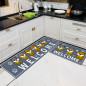 Cartoon Floor Mat Kitchen Carpet Simple Bathroom Doorway Household Long Foot Mat Entrance Mat Crystal Velvet Floor Mat
