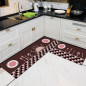 Cartoon Floor Mat Kitchen Carpet Simple Bathroom Doorway Household Long Foot Mat Entrance Mat Crystal Velvet Floor Mat