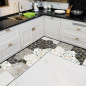 Cartoon Floor Mat Kitchen Carpet Simple Bathroom Doorway Household Long Foot Mat Entrance Mat Crystal Velvet Floor Mat